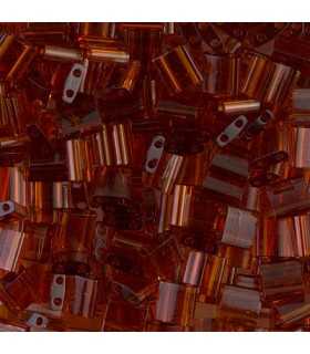 TILA BEADS 5x5x2 MM 2 AGUJEROS 5 GRAMOS TRANS