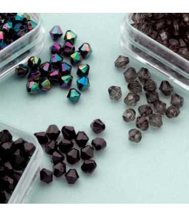 TUPIS ACRÍLICOS 4 MM NEGRO, GRIS Y JET AB 4 GRx3