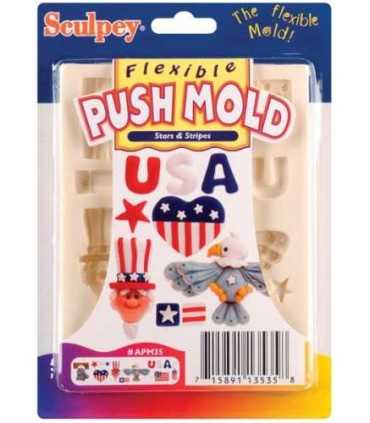 MOLDE FLEXIBLE SCULPEY AMERICANO