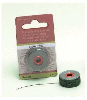 HILO ENFILAR PERLAS SEDOSO 0,2 MM x 37 METROS