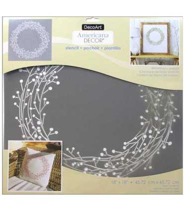 PLANTILLA AMERICANA CORONA BAYAS 46x46 CM