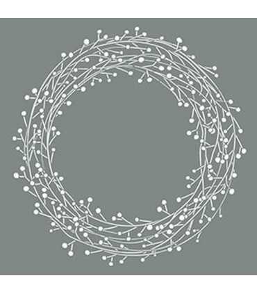 PLANTILLA AMERICANA CORONA BAYAS 46x46 CM