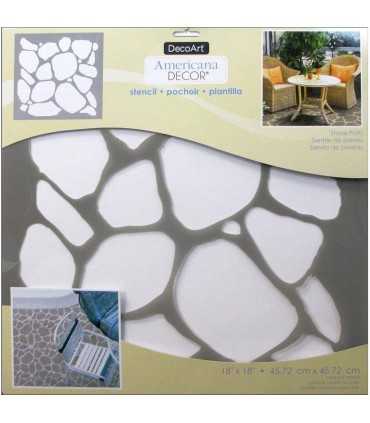 PLANTILLA AMERICANA SENDA PIEDRAS 46x46 CM