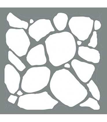 PLANTILLA AMERICANA SENDA PIEDRAS 46x46 CM