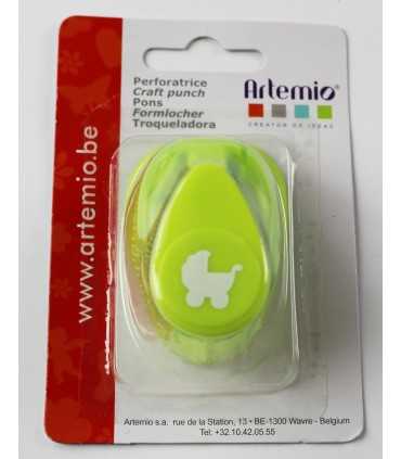 TROQUELADORA PAPEL 1,6 CM COCHECITO BEBÉ 14x14 MM