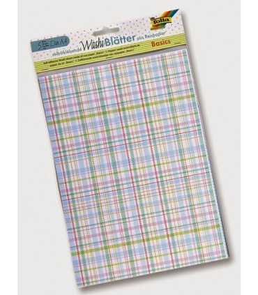 HOJAS WASHI MIX BÁSICO DIN A4 21x29,5 CM 5 HOJAS