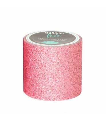 MARQUEE TAPE 2 PULGADAS x 2,74 M ROSA GLITTER