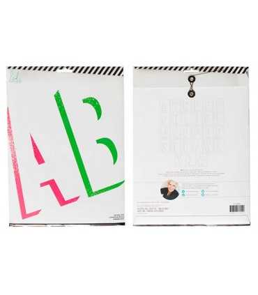 PLANTILLA HEIDI SWAPP ALFABETO 27 x 21,6 x 27,9 cm