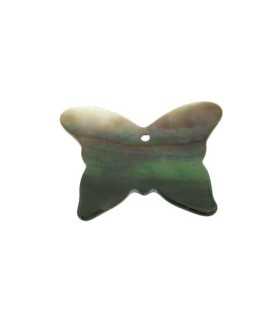 MARIPOSA DE MADREPERLA NEGRA DE 27 x 23 mm APROX