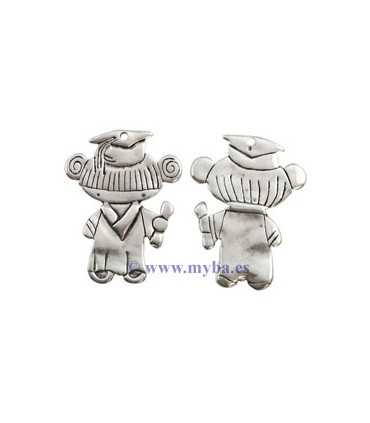 NIÑA LOLA DIPLOMADA ZAMAK 2 CARAS  75x57x4 mm