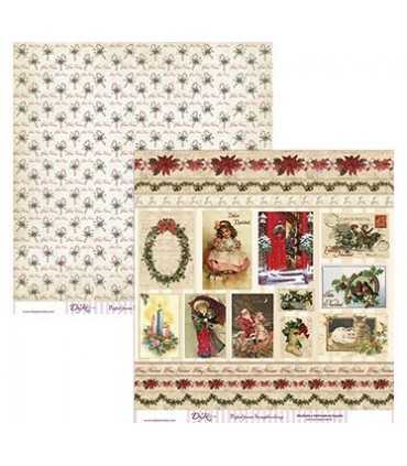 PAPEL SCRAP DAYKA 2 CARAS 30,5x30,5 CM NAVIDAD 5