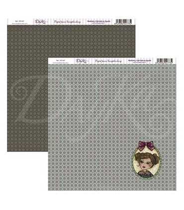 PAPEL SCRAP DAYKA 2 CARAS 30,5x30,5 CM AMIGAS 047