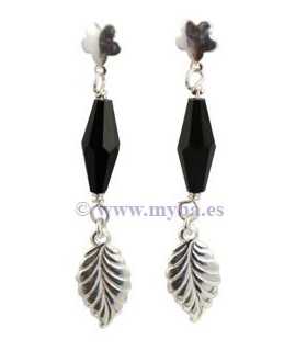 PENDIENTES FLOR 7 MM ASA PLATA 10 UD