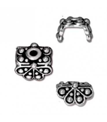 CASQUILLA PARA COLGANTES  8 MM 2 UNIDADES