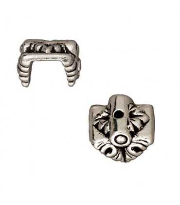 CASQUILLA PARA COLGANTES  8,5 MM 2 UNIDADES