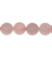 BOLAS CUARZO ROSA TEÑIDO 10 MM 5 UNIDADES