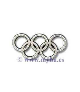 Aros olímpicos metal ZAMAK 13x25x2 MM 2 UD