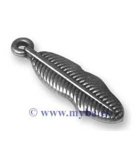 COLGANTE ZAMAK PLUMA 8x27 MM 4 UNIDADES