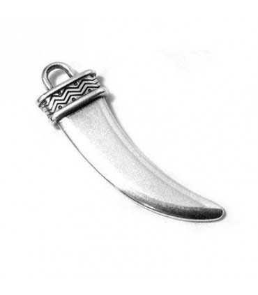 CUERNO ZAMAK 13x35x5 MM 2 UNIDADES