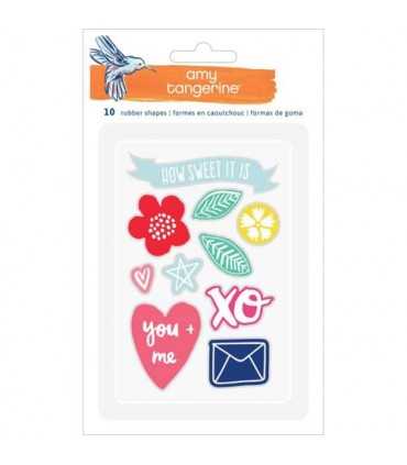 FORMAS DE GOMA AMY TANGERINE 10 UNIDADES