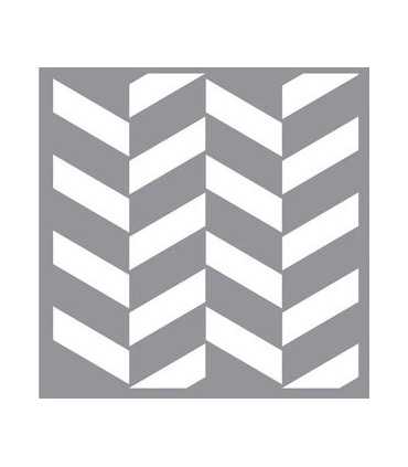 PLANTILLA AMERICANA ZIG ZAG 30x30 CM