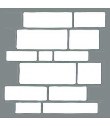 PLANTILLA AMERICANA LADRILLOS 46x46 CM