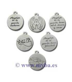 COLGANTE ÁNGEL MENSAJE 18 MM MIX 2 UD