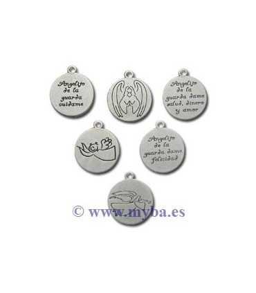 COLGANTE ÁNGEL MENSAJE 18 MM MIX 2 UD
