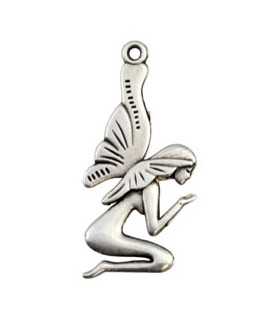 COLGANTE ZAMAK HADA 18x36x2 MM 2 UNIDADES