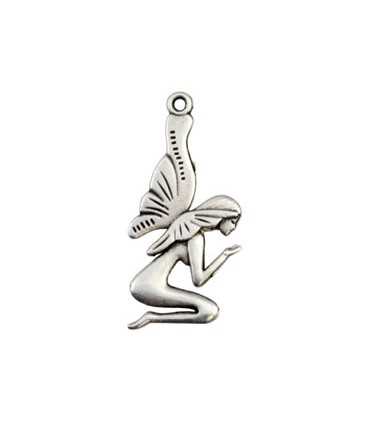 COLGANTE ZAMAK HADA 18x36x2 MM 2 UNIDADES