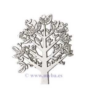COLGANTE ÁRBOL ZAMAK 60x70 MM 1 UNIDAD