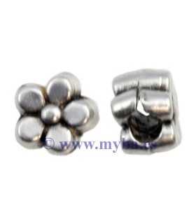 FLOR ZAMAK 5x3 MM AGUJERO 1,5 MM 10 UNIDADES