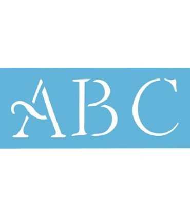 PLANTILLA AMERICANA  ALFABETO AS110  LETRAS 7,5 CM