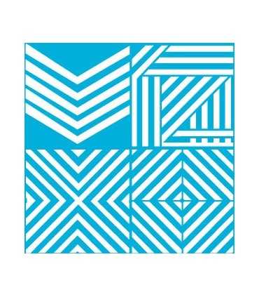 PLANTILLA AMERICANA MIXED MEDIA ANGULAR 30x30 CM