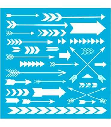 PLANTILLA AMERICANA MIXED FLECHAS 30x30 CM