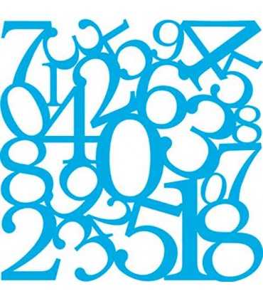 PLANTILLA AMERICANA MIXED COLLAGE NÚMEROS 30x30 CM