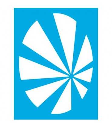 PLANTILLA MIXED MEDIA RAYOS RADICALES 15x20 CM