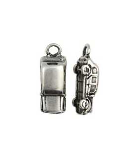 COLGANTE METAL COCHE 3D 23x8x6 MM 4 UNIDADES