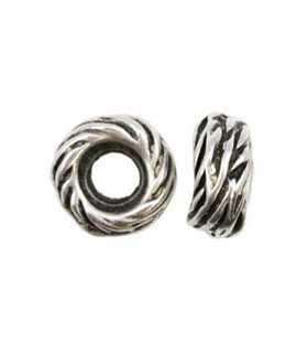 CILINDRO ZAMAK 12x5 MM AGUJERO 4,5 MM 2 UNIDADES