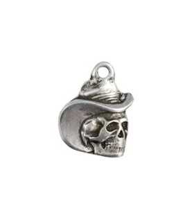 COLGANTE METAL CALAVERA 21x17 MM 5 UNIDADES