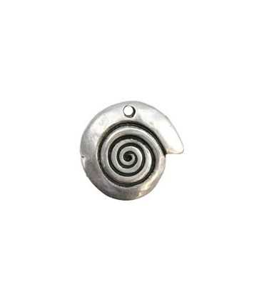 COLGANTE METAL ESPIRAL 22 MM 2 UNIDADES