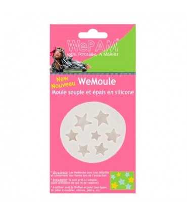 MOLDE FLEXIBLE SILICONA WEMOULE MULTI ESTRELLAS