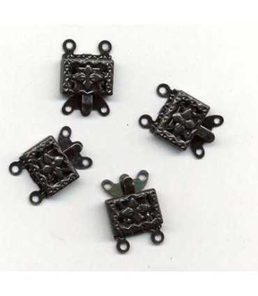 CIERRE DE CAJA 7x10 MM ANTRACITA 4 UNIDADES