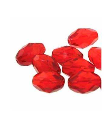 ACEITUNA FACETADA CRISTAL CHECO 6 x4 mm