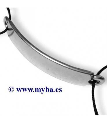 CHAPA PULSERA ZAMAK PARA GRABAR 11x52 MM 1 UD
