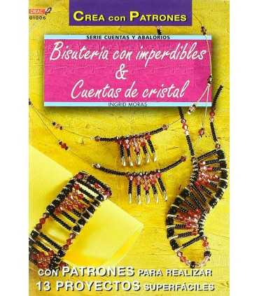 BISUTERIA CON IMPERDIBLES Y CUENTAS DE CRISTAL