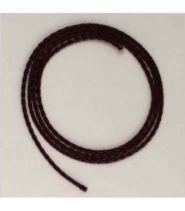 CORDÓN CUERO TRENZADO SINTÉTICO 3 MM x 1 METRO