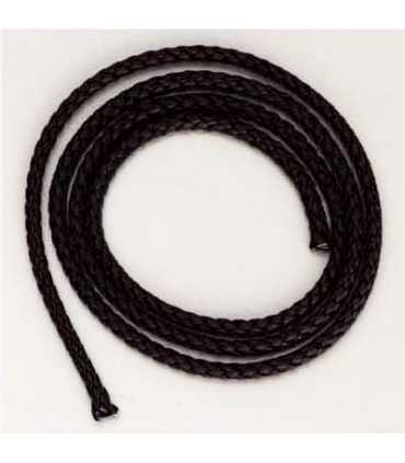 CORDÓN CUERO TRENZADO SINTÉTICO 5 MM x 1 METRO