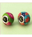 CUENTA PANDO FIMO FLORES 13x10 mm AG 5 mm 2 UD