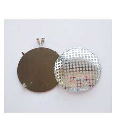 COLGANTE CON REGADERA 31,5 MM PLATINO 1 UD